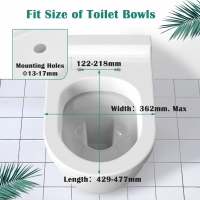 Capac toaleta cu inchidere silentioasa, alb, Vivo WTS-070